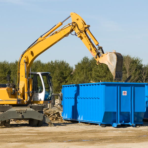 what are the rental fees for a residential dumpster in Bellfountain